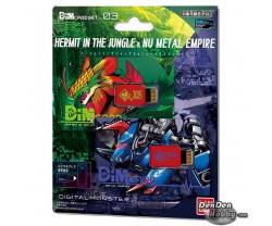 [PRE-ORDER] Digimon Vitalbracelet DimCard Set Vol 03 Hermit In Jungle+Metal Empire